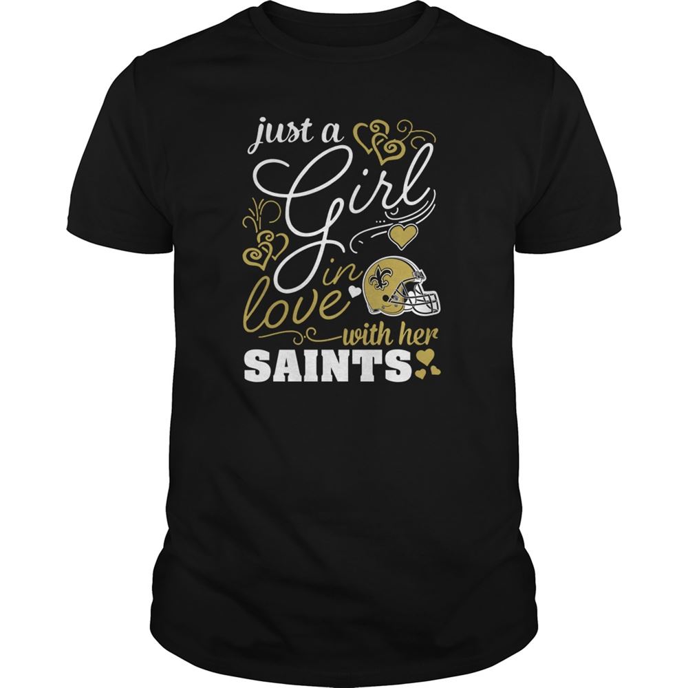 Limited Editon Nfl New Orleans Saints Just A Girl In Love With Her New Orleans Saints 