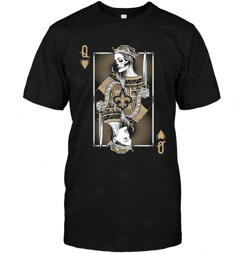 Limited Editon Nfl New Orleans Saints Queen Card Poker 