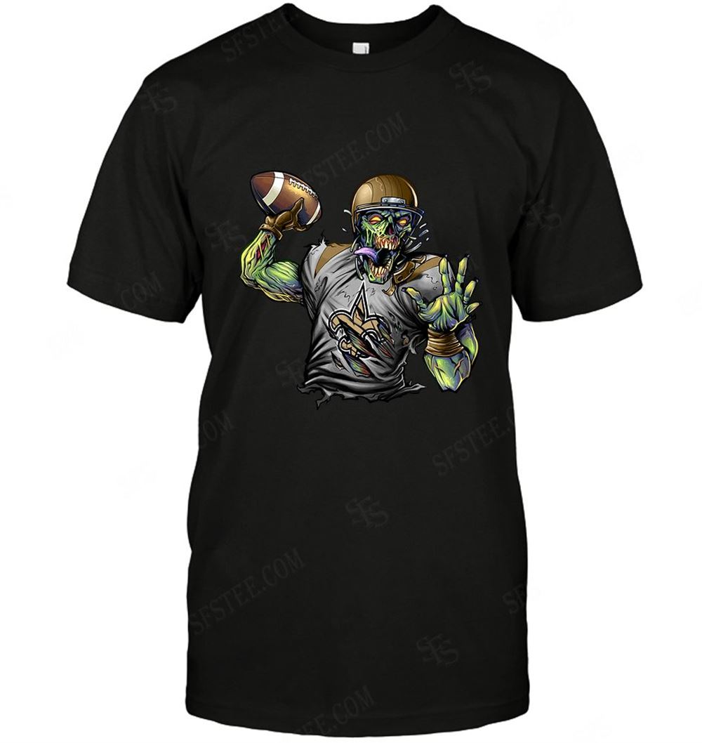 Attractive Nfl New Orleans Saints Zombie Walking Dead Play Football 