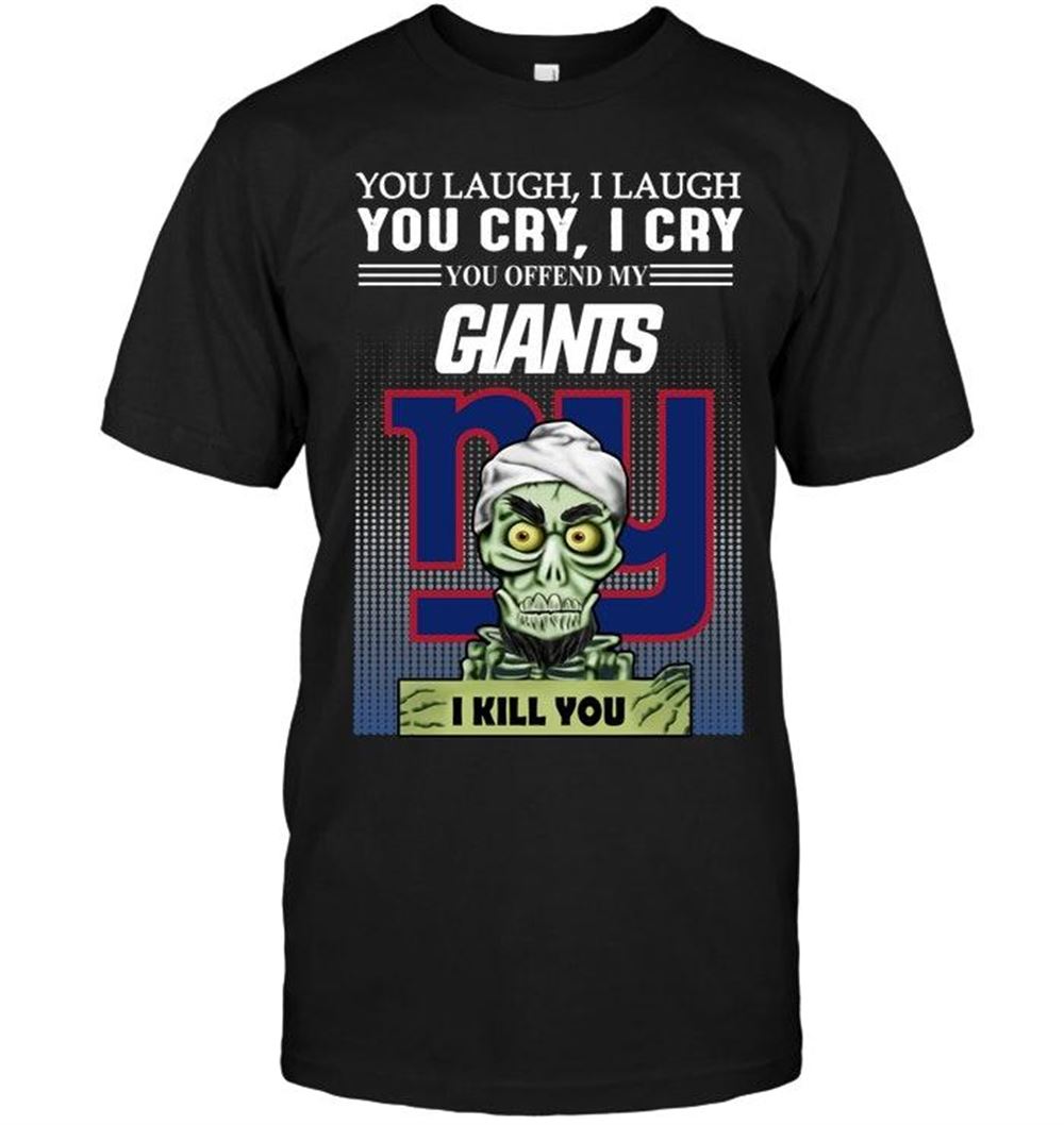 Limited Editon Nfl New York Giants Achmed Offend My New York Giants I Kill You Shirt 