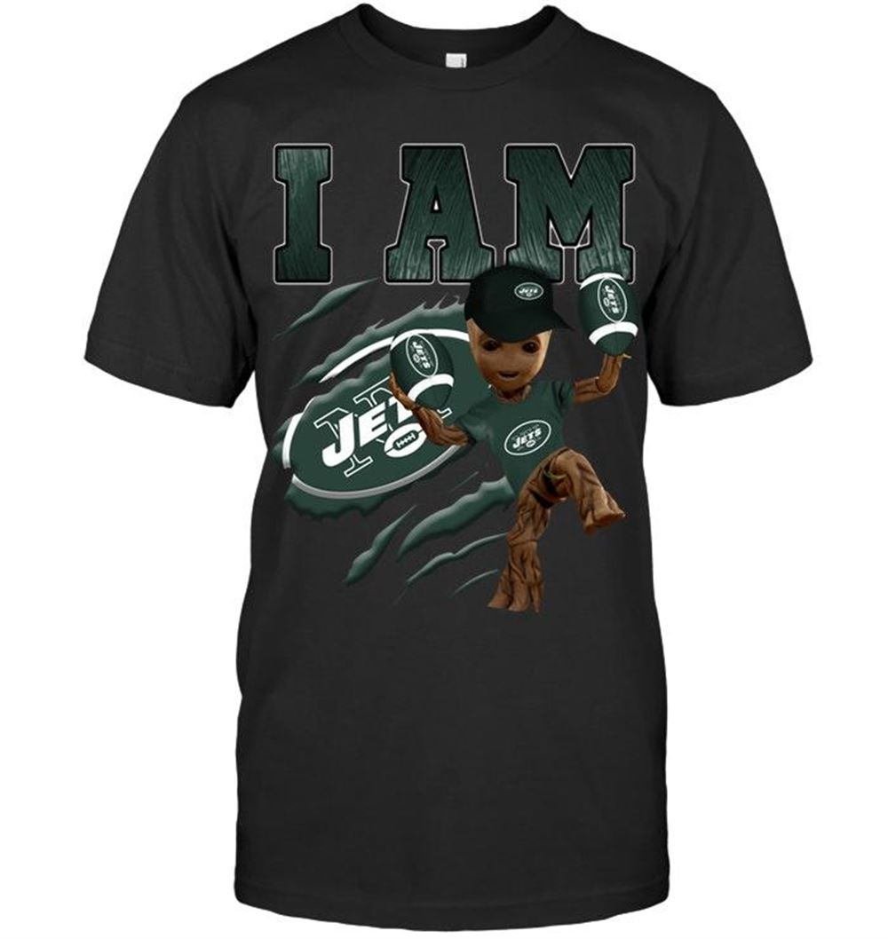 Attractive Nfl New York Jets I Am Groot Loves New York Jets Fan T Shirt 
