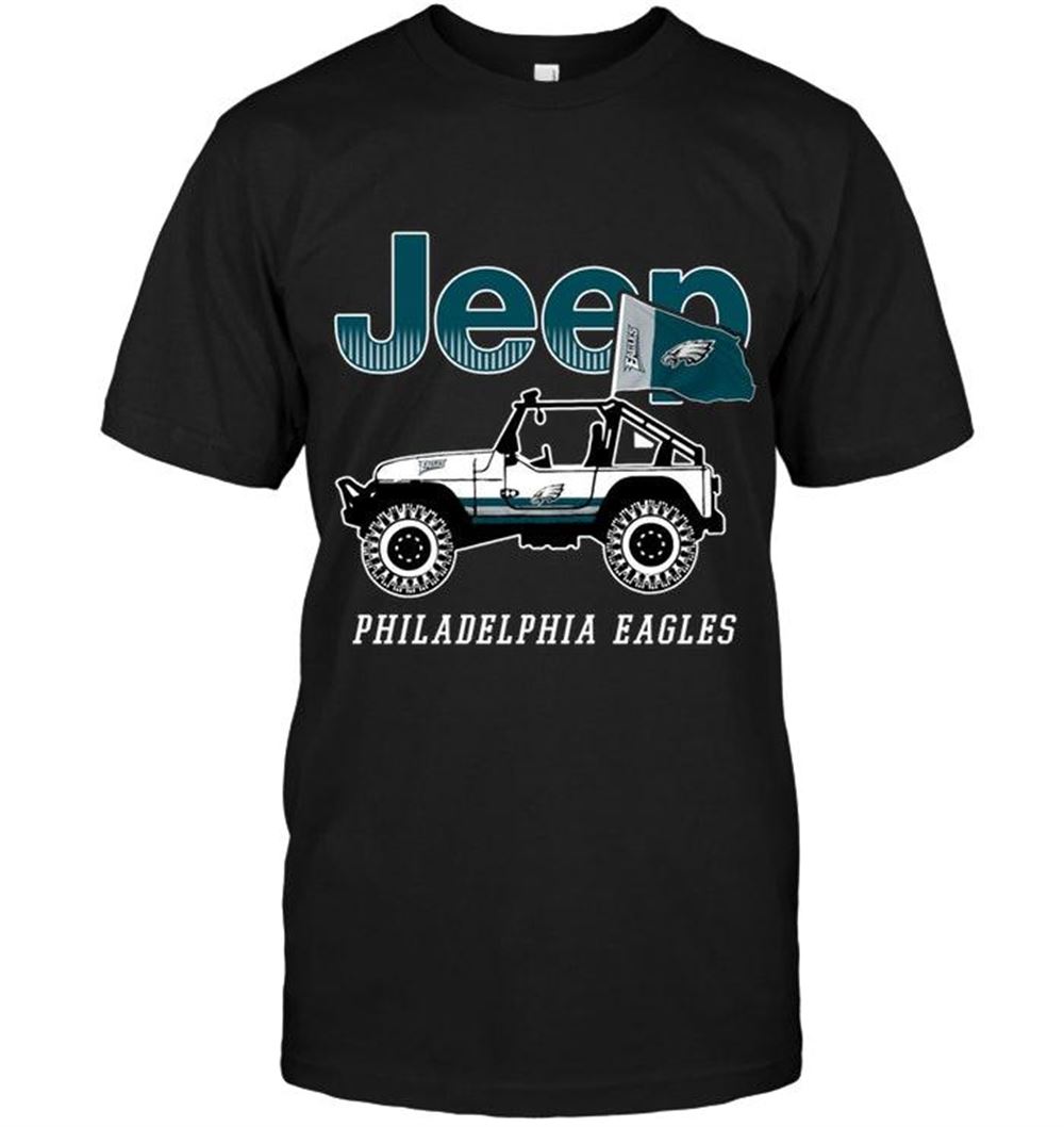 Best Nfl Philadelphia Eagles Jeep Shirt Shirt Black 