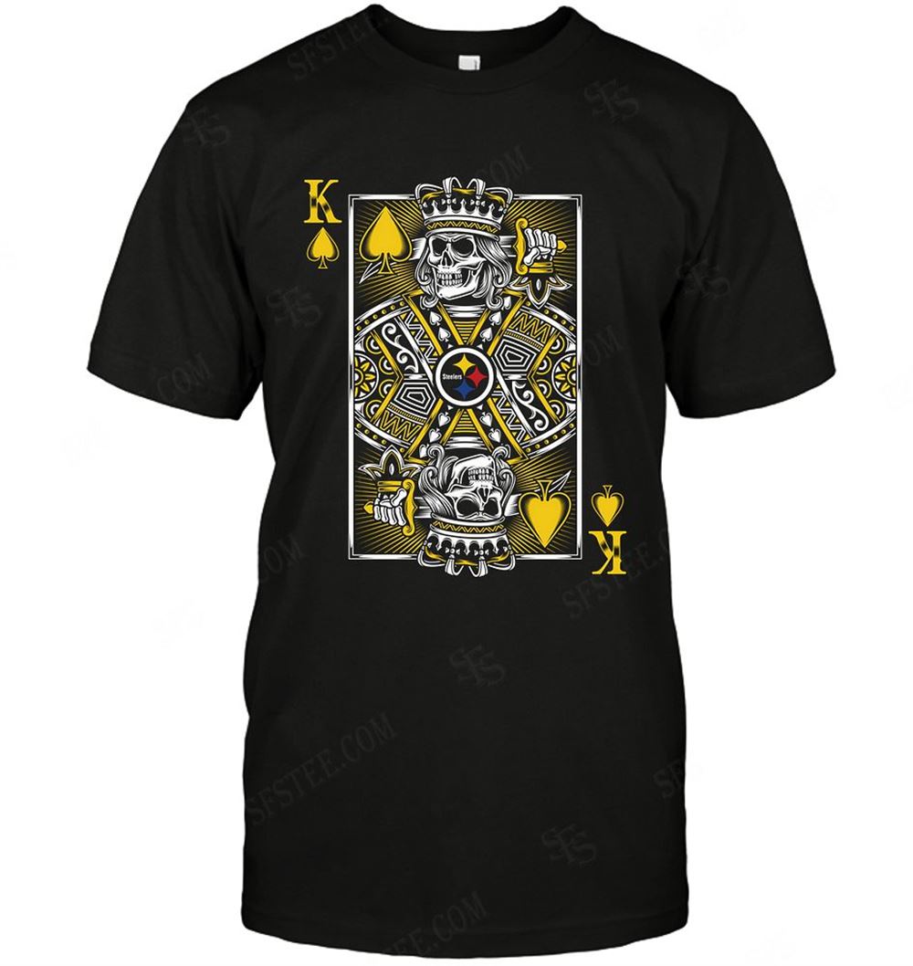 Awesome Nfl Pittsburgh Steelers King Card Poker 