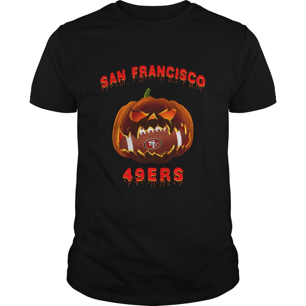 Happy Nfl San Francisco 49ers Halloween Pumpkin San Francisco 49ers Nfl 