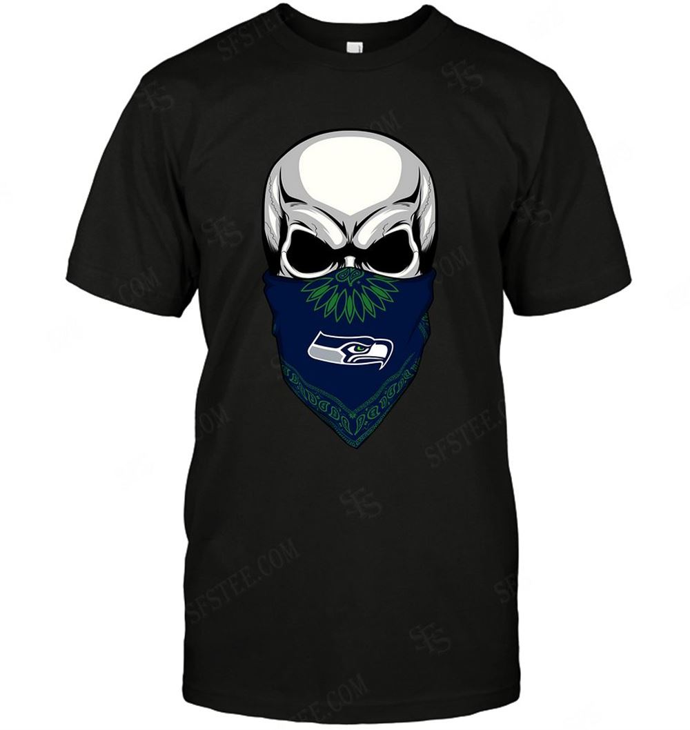 Amazing Nfl Seattle Seahawks Skull Rock With Mask 