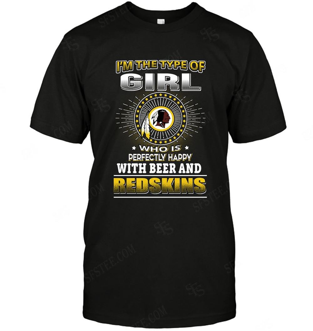 Limited Editon Nfl Washington Redskins Girl Loves Beer 