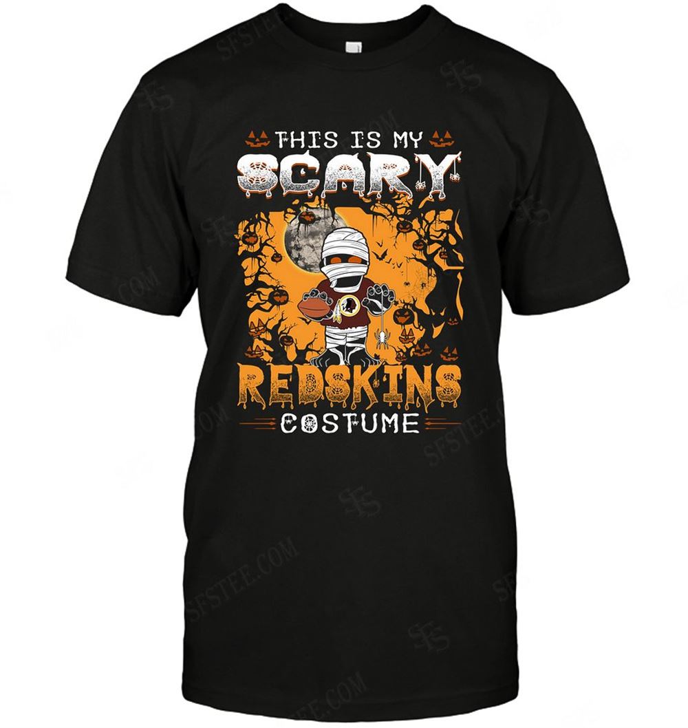 Happy Nfl Washington Redskins Halloween This Is My Scary Costume 
