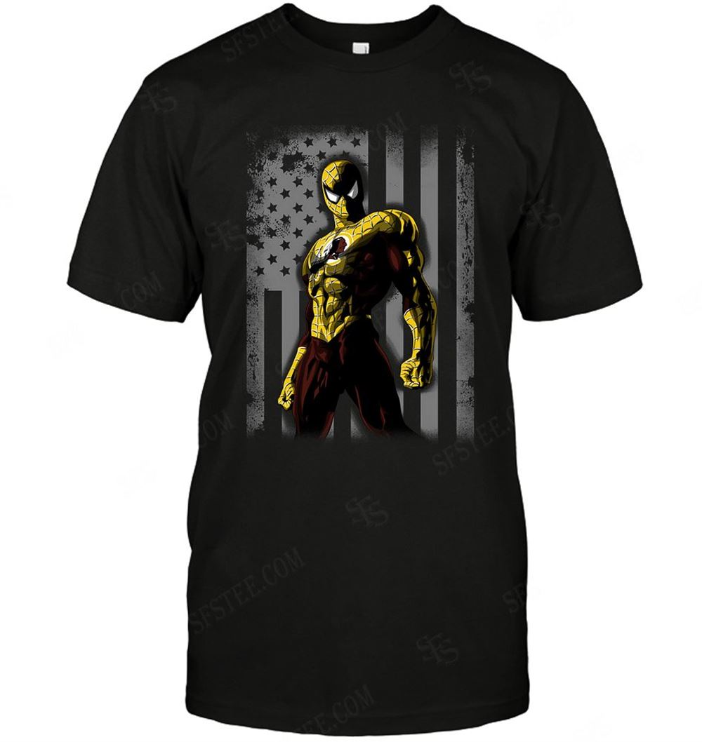 Gifts Nfl Washington Redskins Spiderman Flag Dc Marvel Jersey Superhero Avenger 