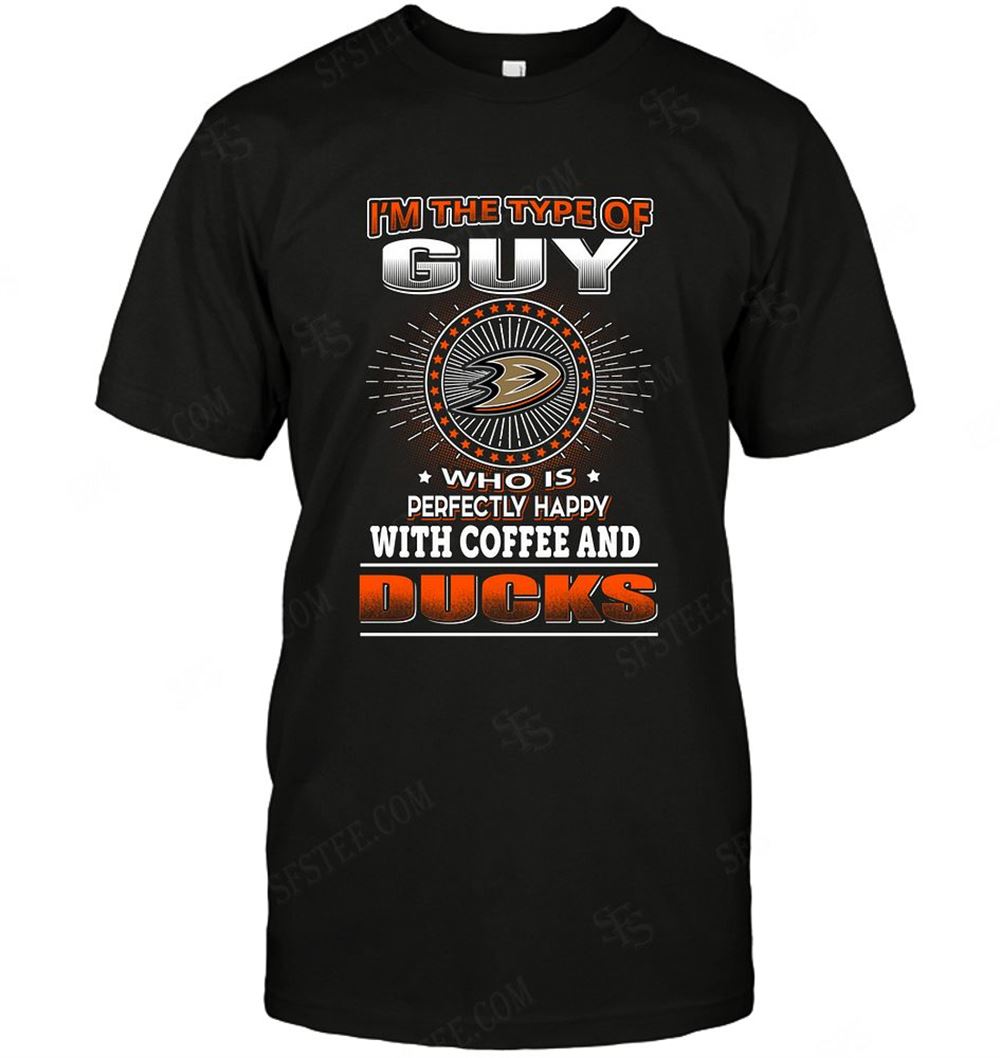 Awesome Nhl Anaheim Ducks Guy Loves Coffee 