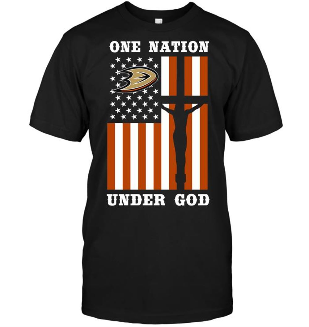 Amazing Nhl Anaheim Ducks – One Nation Under God 