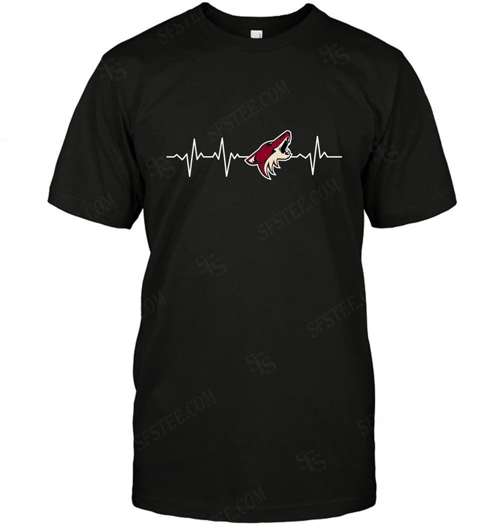 Interesting Nhl Arizona Coyotes Heartbeat With Logo 