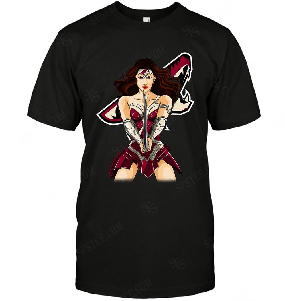 Amazing Nhl Arizona Coyotes Wonderwoman Dc Marvel Jersey Superhero Avenger 