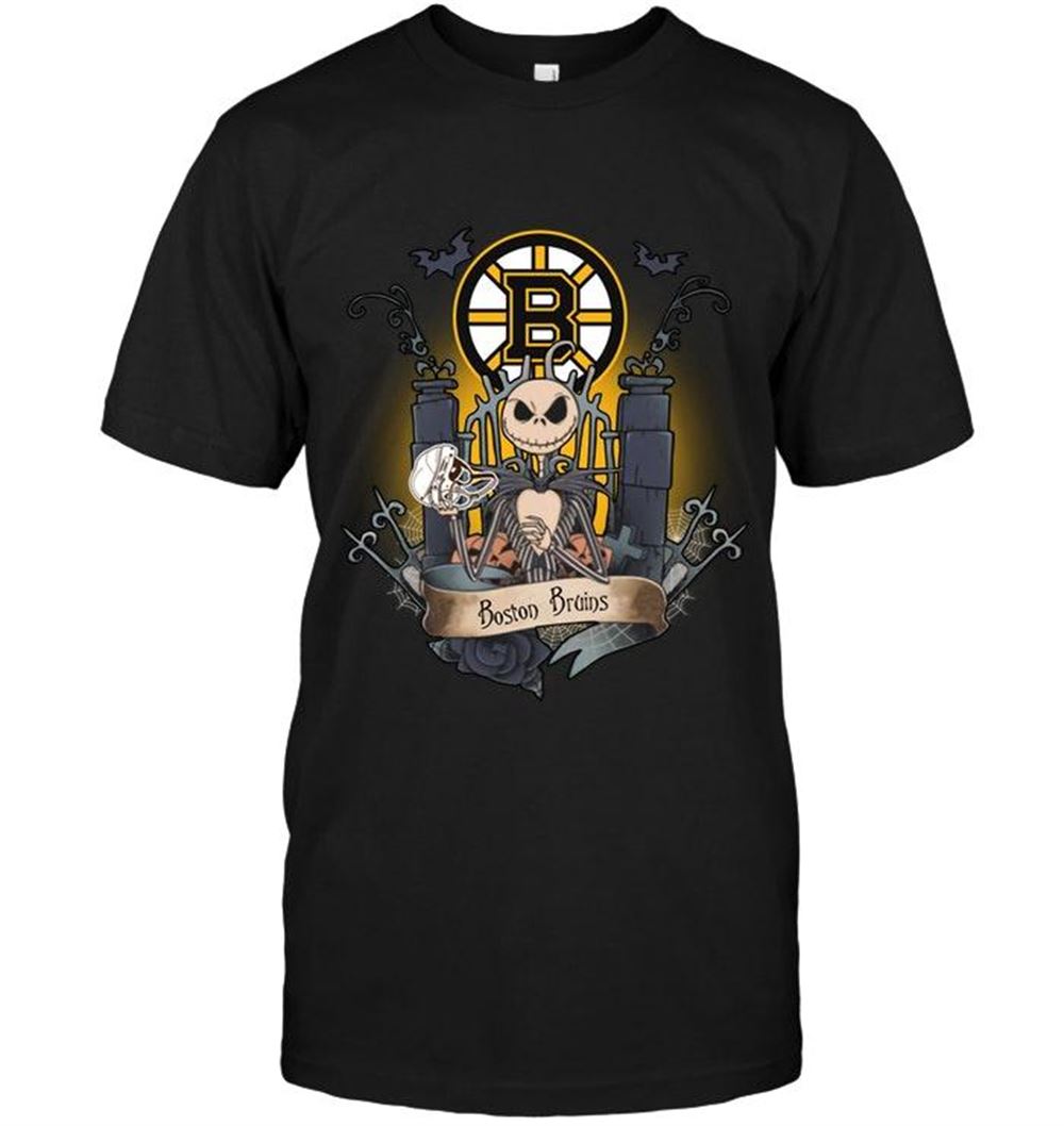 Awesome Nhl Boston Bruins Jack Skellington Shirt 