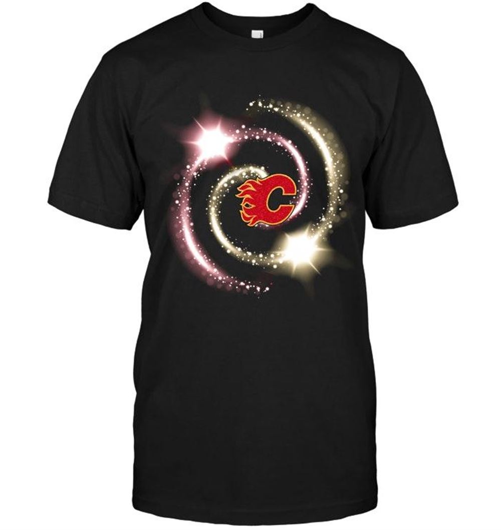 Limited Editon Nhl Calgary Flames Glittering Star Tornado Shirt 
