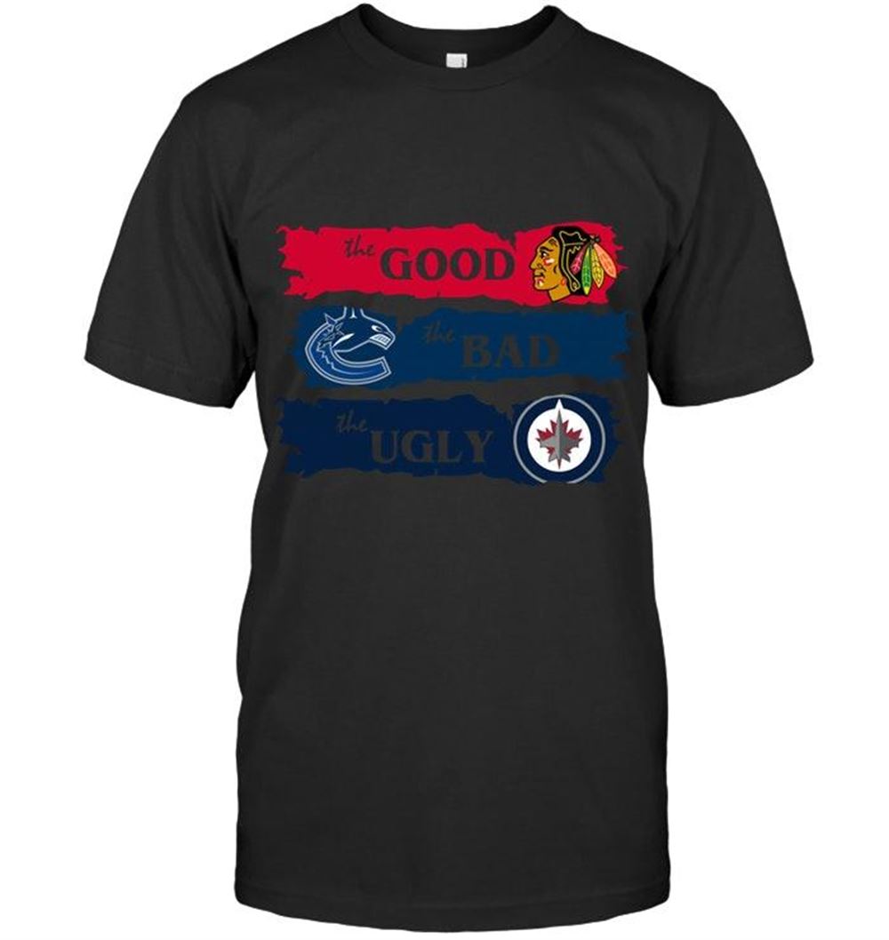 Special Nhl Chicago Blackhawks The Good The Bad The Ugly Fan T Shirt 