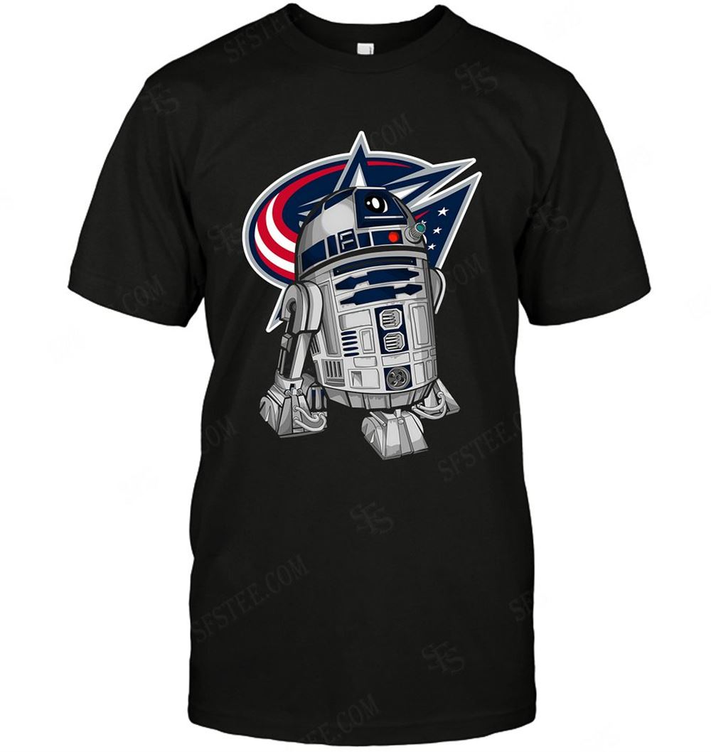 Awesome Nhl Columbus Blue Jackets R2d2 Star Wars 