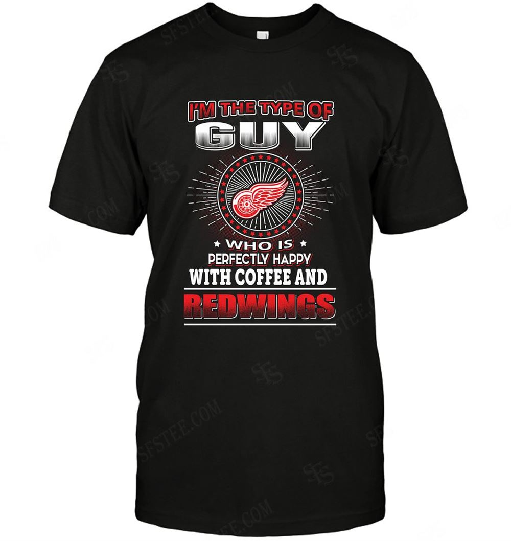 Amazing Nhl Detroit Red Wings Guy Loves Coffee 