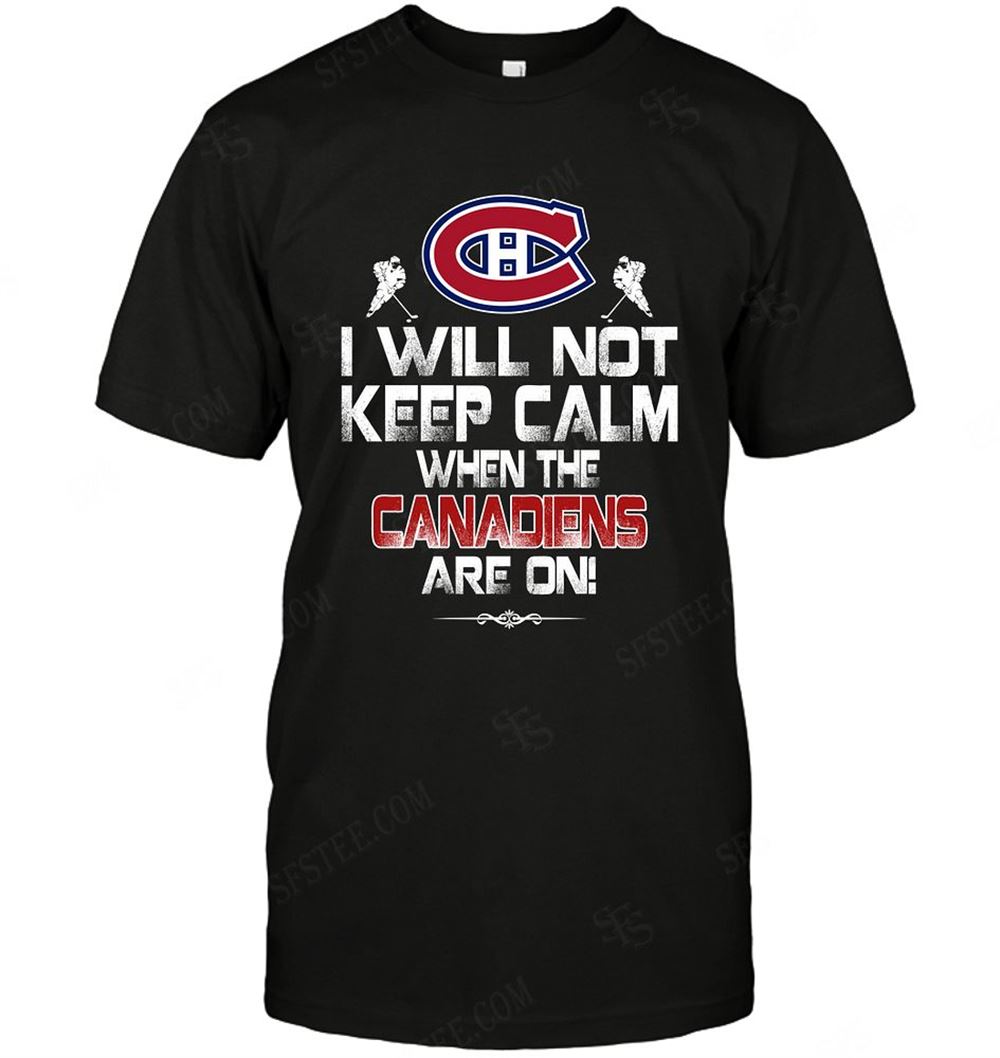Promotions Nhl Montreal Canadiens I Will Not Keep Calm 