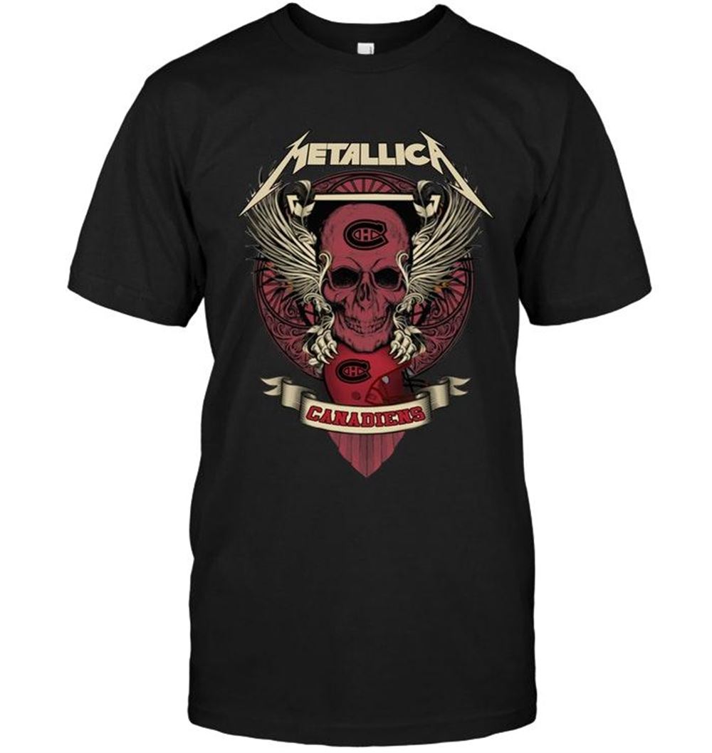 Awesome Nhl Montreal Canadiens Metallica Montreal Canadiens Fan Shirt 