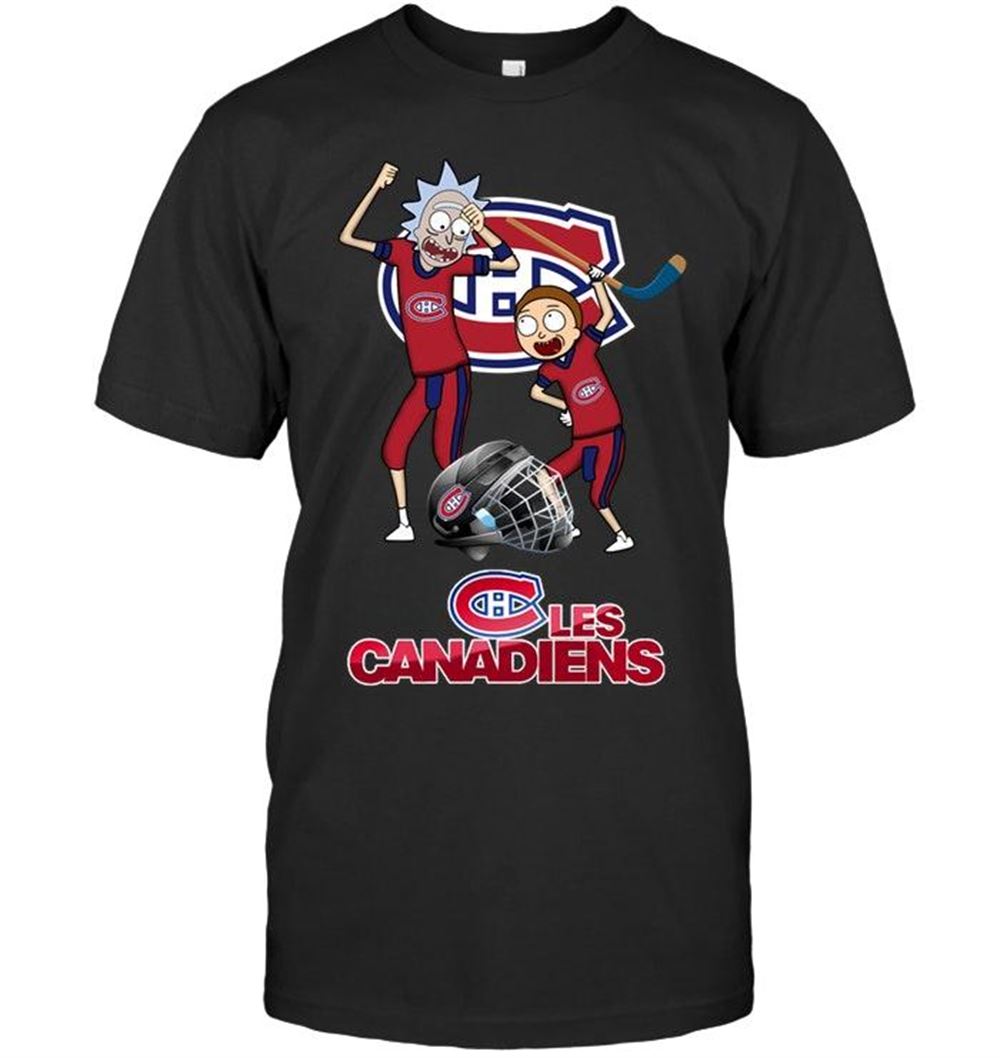 Promotions Nhl Montreal Canadiens Rick And Morty Fan Shirt 