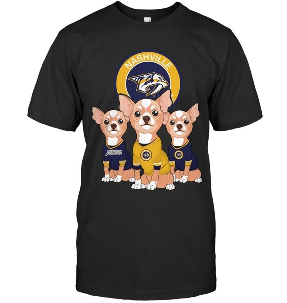 Attractive Nhl Nashville Predators Chihuahuas Fan Shirt 