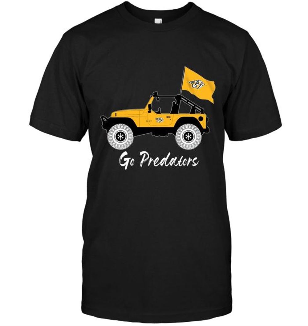 Amazing Nhl Nashville Predators Go Nashville Predators Jeep Shirt 