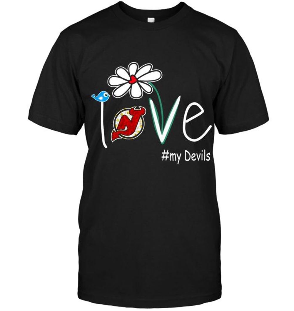 Happy Nhl New Jersey Devils Love My Devils New Jersey Devils Daisy Fan Shirt 