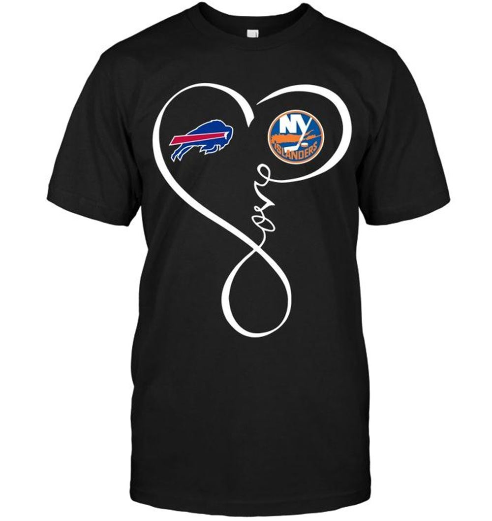 Gifts Nhl New York Islanders Buffalo Bills New York Islanders Love Heart Shirt 