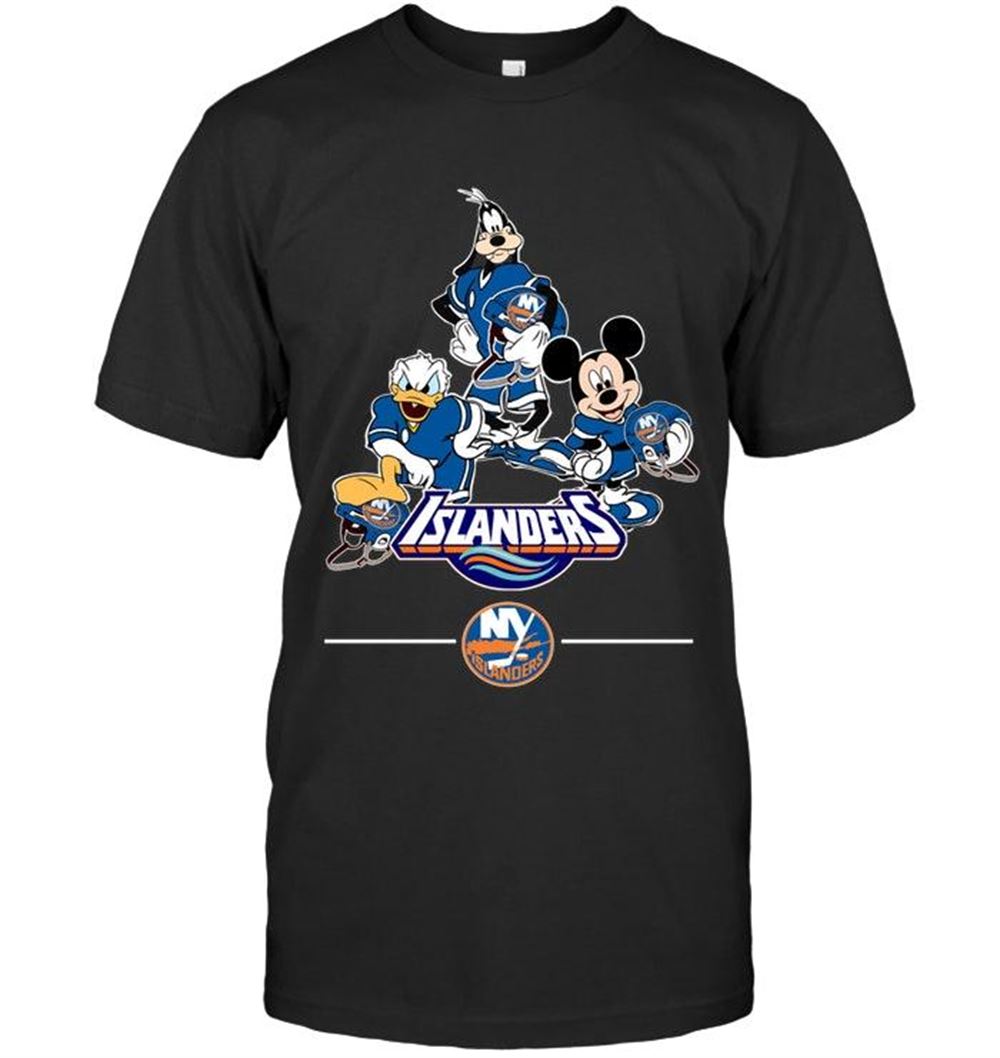 High Quality Nhl New York Islanders Mickey Donald Goofy Fan Shirt 