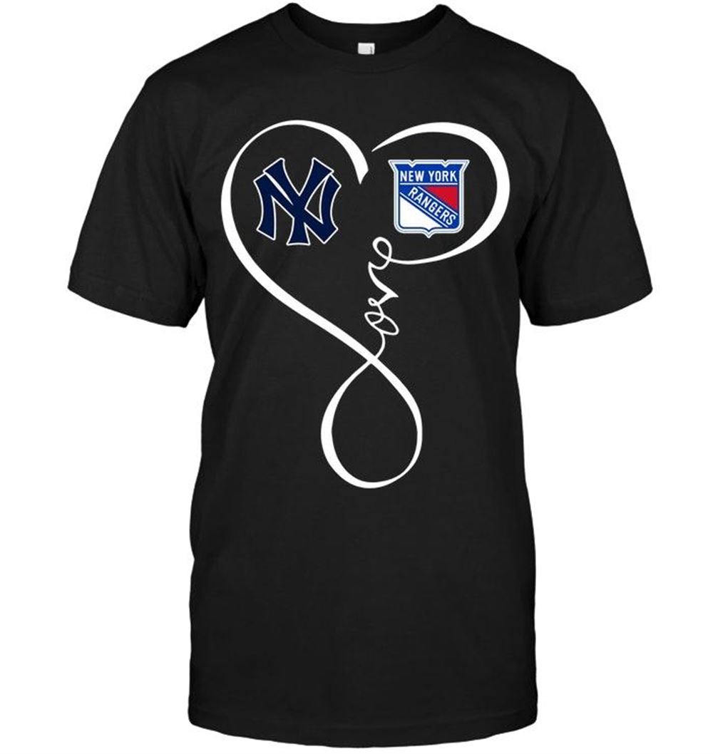 Interesting Nhl New York Rangers New York Yankees New York Rangers Love Heart Shirt 
