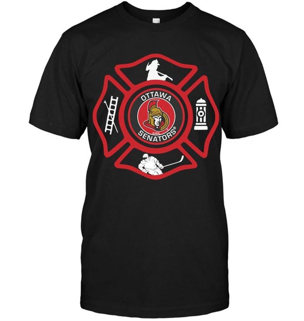Limited Editon Nhl Ottawa Senators Firefighter Shirt 
