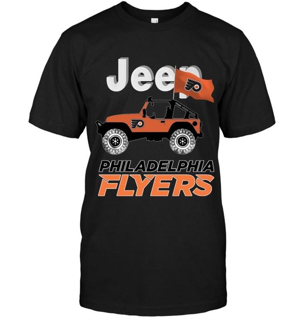 Interesting Nhl Philadelphia Flyers Jeep Philadelphia Flyers Fan Shirt 
