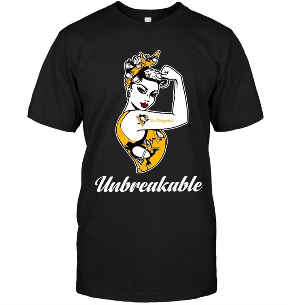 Attractive Nhl Pittsburgh Penguins Go Pittsburgh Penguins Unbreakable Girl Shirt 