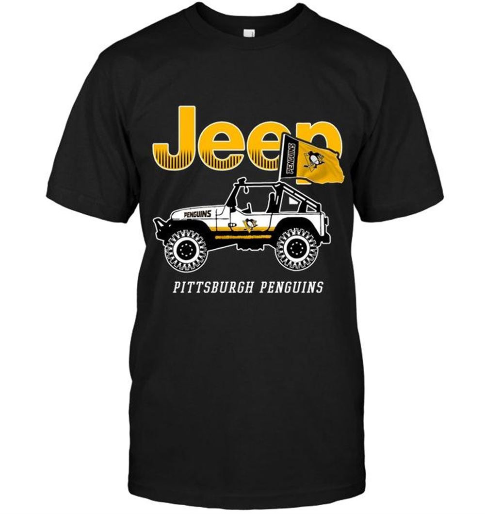 Gifts Nhl Pittsburgh Penguins Jeep Shirt Black 