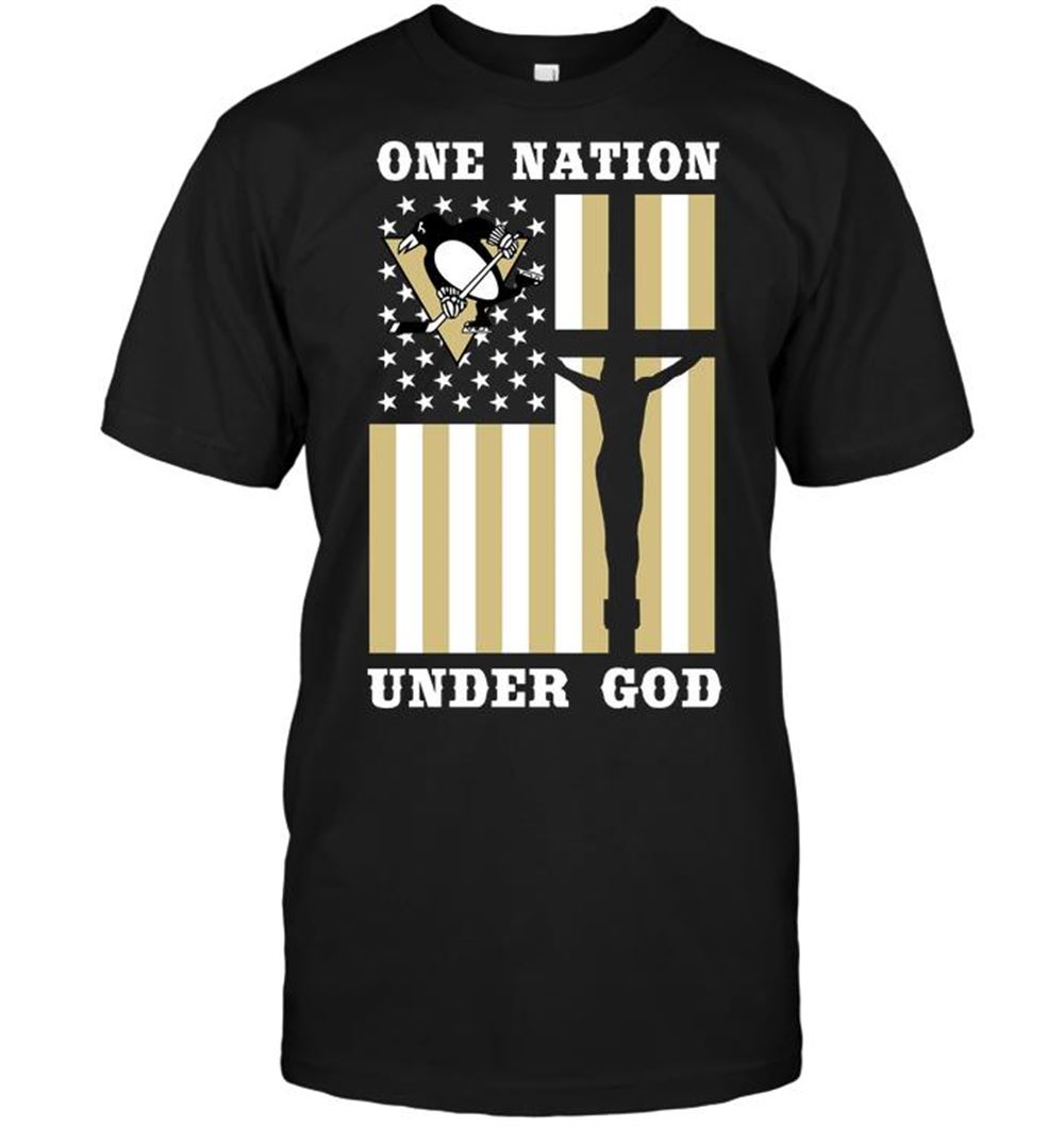 Happy Nhl Pittsburgh Penguins – One Nation Under God 