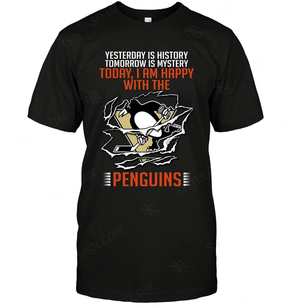 Awesome Nhl Pittsburgh Penguins Yesterday Is History 