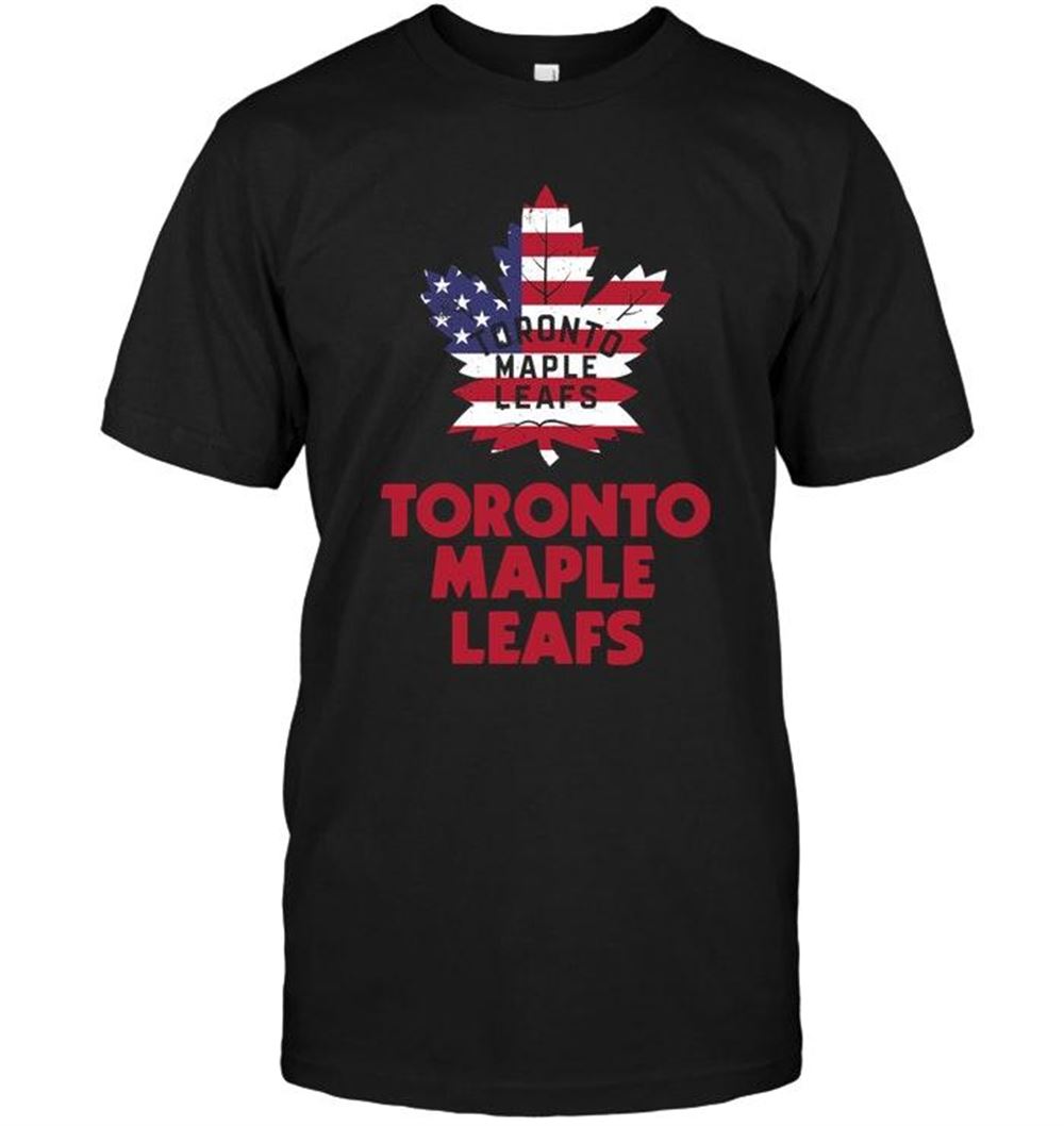 Happy Nhl Toronto Maple Leafs 4th July Independence Day American Flag Shirt 