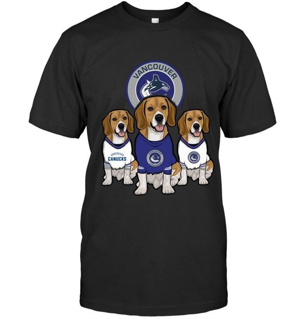Great Nhl Vancouver Canucks Beagles Fan Shirt 