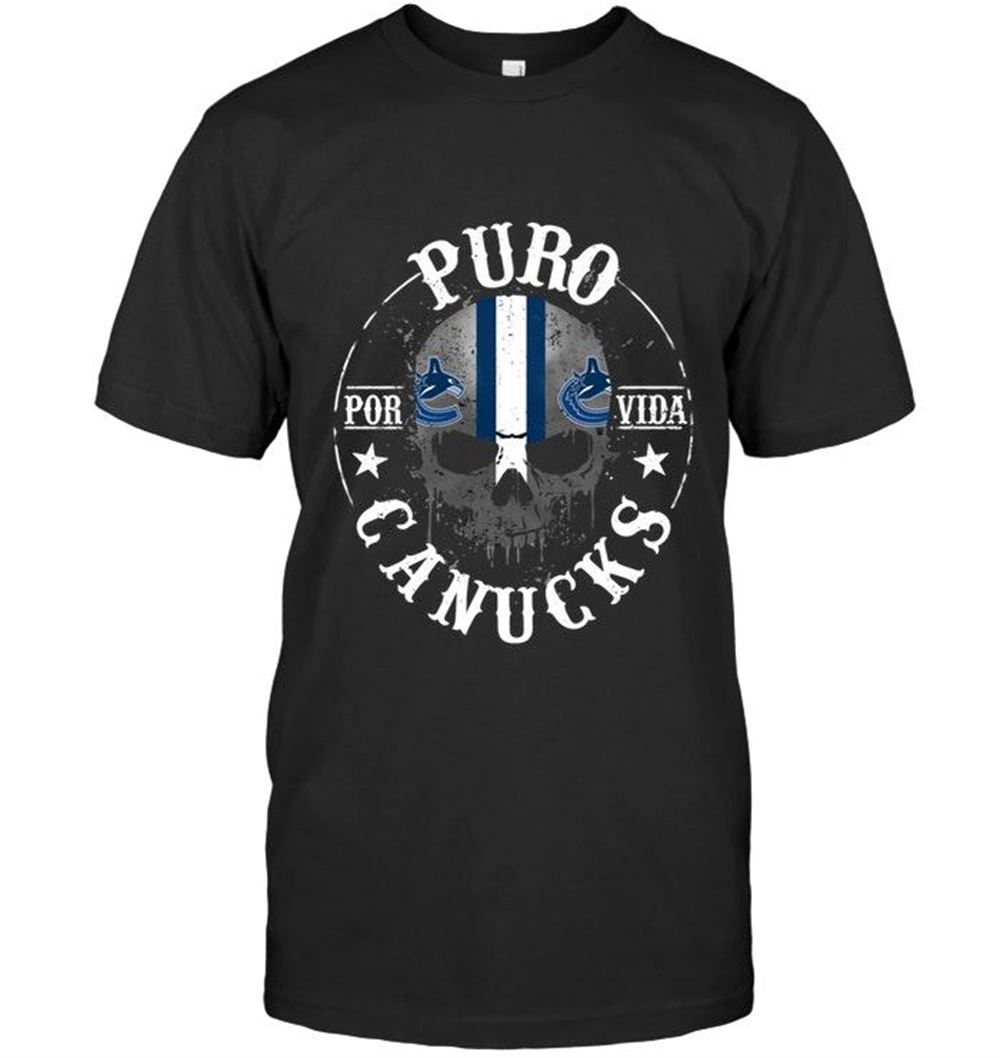 Interesting Nhl Vancouver Canucks Puro Vancouver Canucks Por Vida Fan Shirt 
