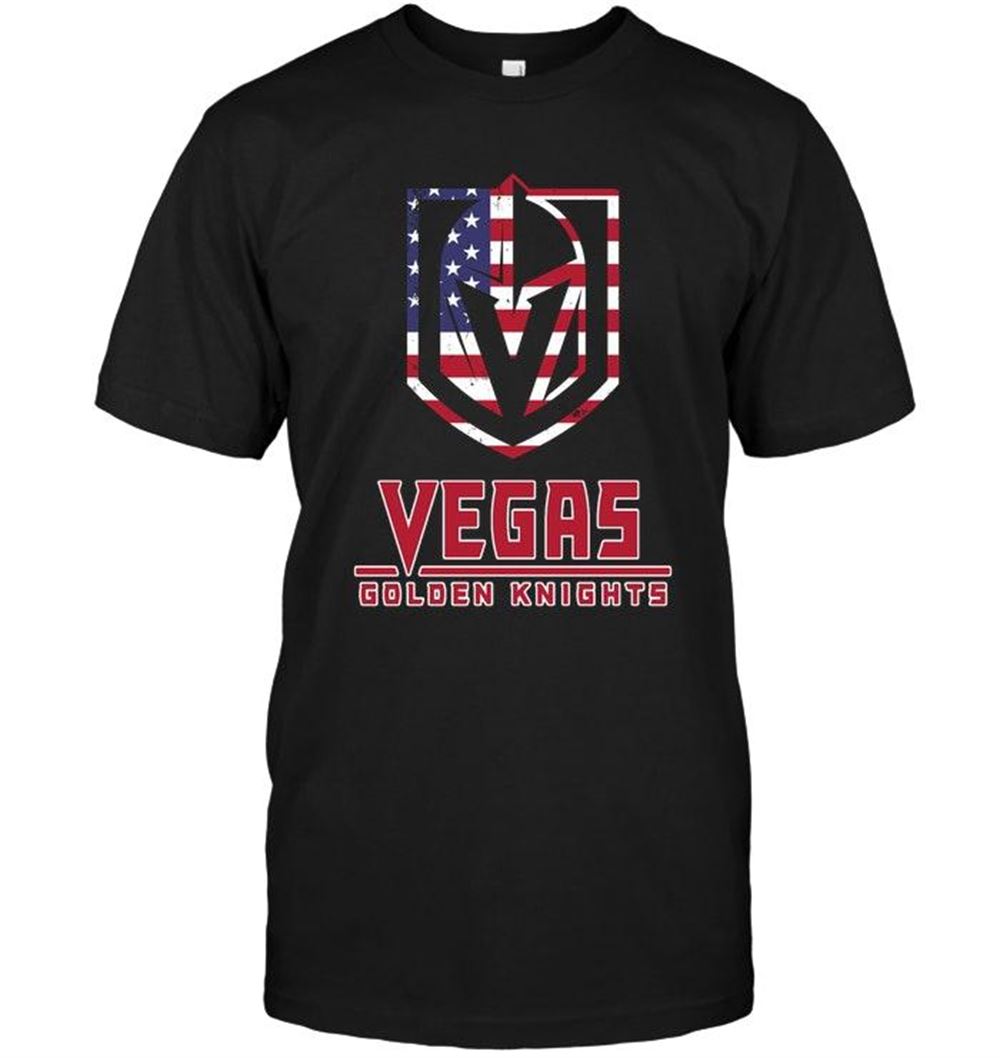 Gifts Nhl Vegas Golden Knights 4th July Independence Day American Flag Shirt 