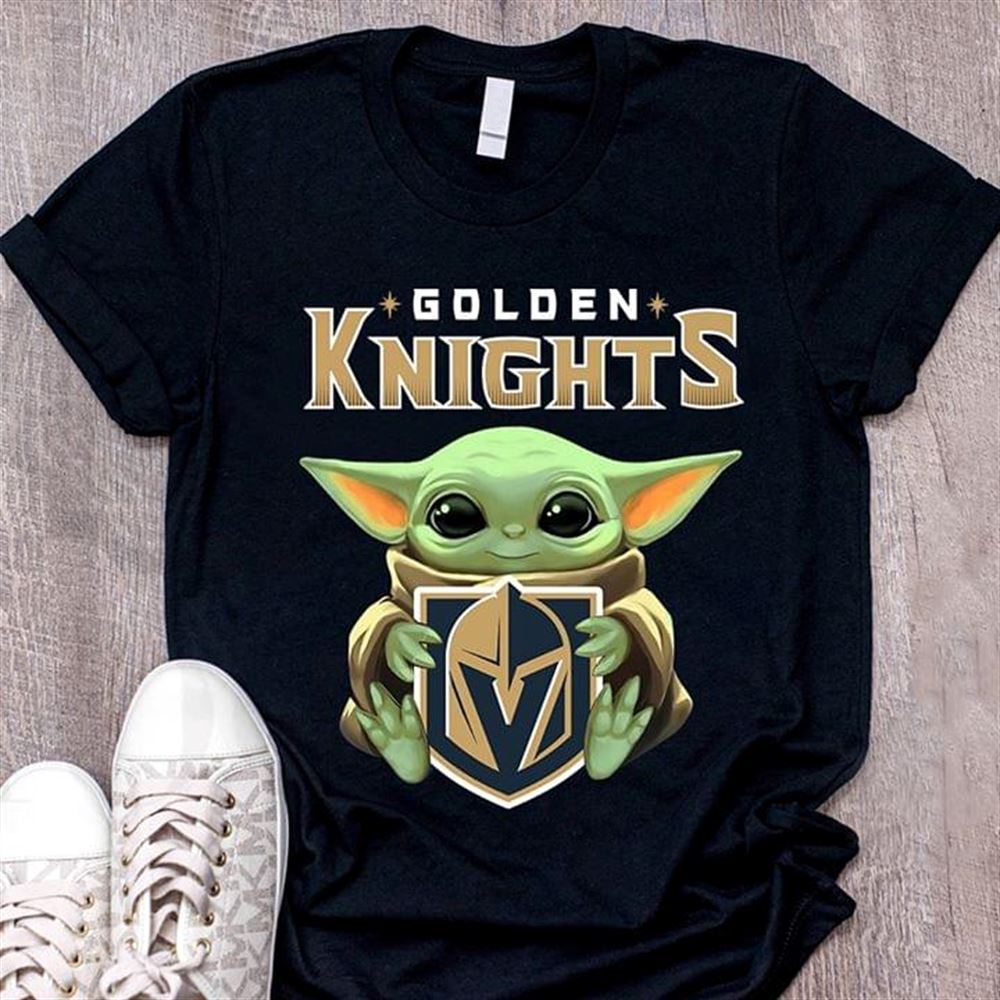 Happy Nhl Vegas Golden Knights Baby Yoda Vegas Golden Knights The Mandalorian Star Wars Fan Tshirt Hoodie Up To 5xl 