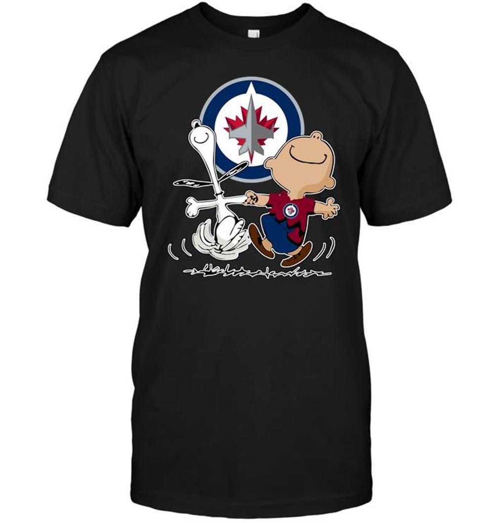 High Quality Nhl Winnipeg Jets Charlie Brown Snoopy Winnipeg Jets 